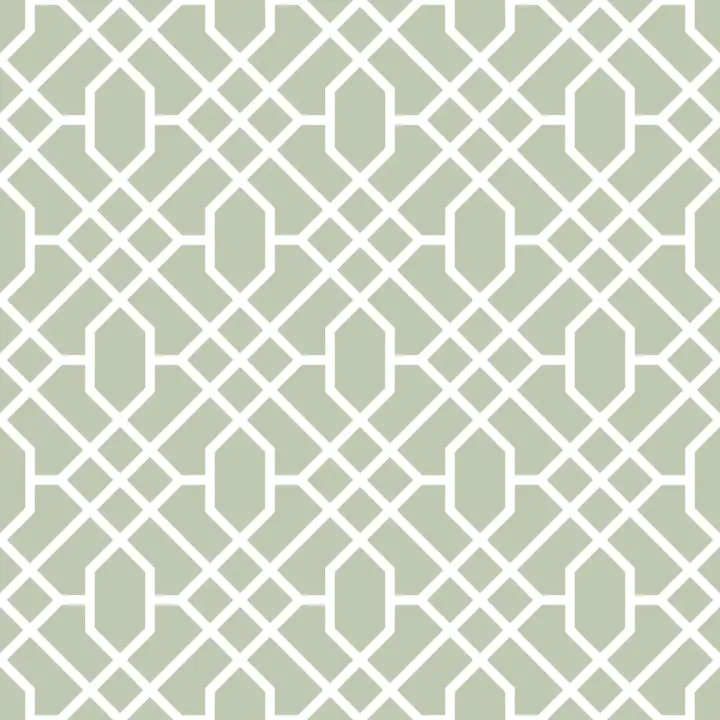 Tapeta Geometryczne Ornamenty – Nowoczesna Abstrakcja w Zieleni i Bieli – produkt