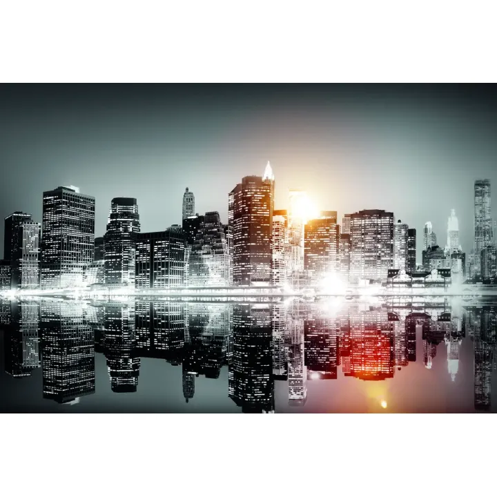 Obraz Architektura Nowego Jorku – Nocny Skyline Manhattanu – produkt