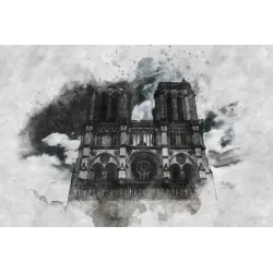 Obraz Katedra Notre Dame – Gotycka Architektura Paryża