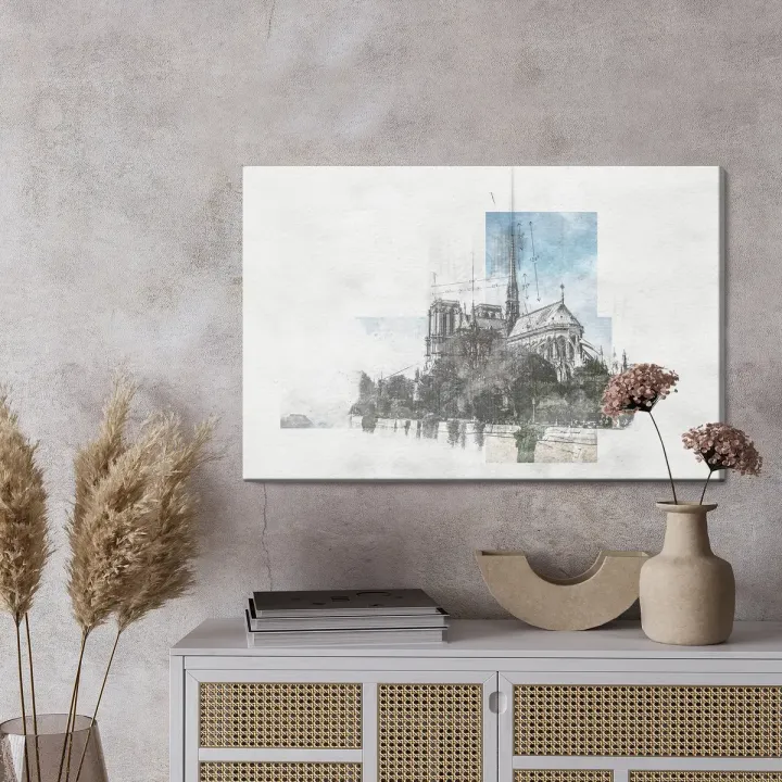 Obraz Katedra Notre Dame – Gotycka Architektura Paryża