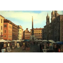 Obraz Rzym – Piazza Navona i Architektura Baroku