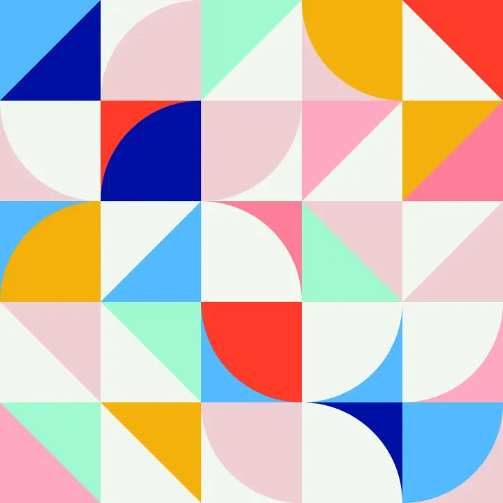 Tapeta Kolorowa Wariacja – Abstrakcja Geometryczna w Stylu Retro – produkt