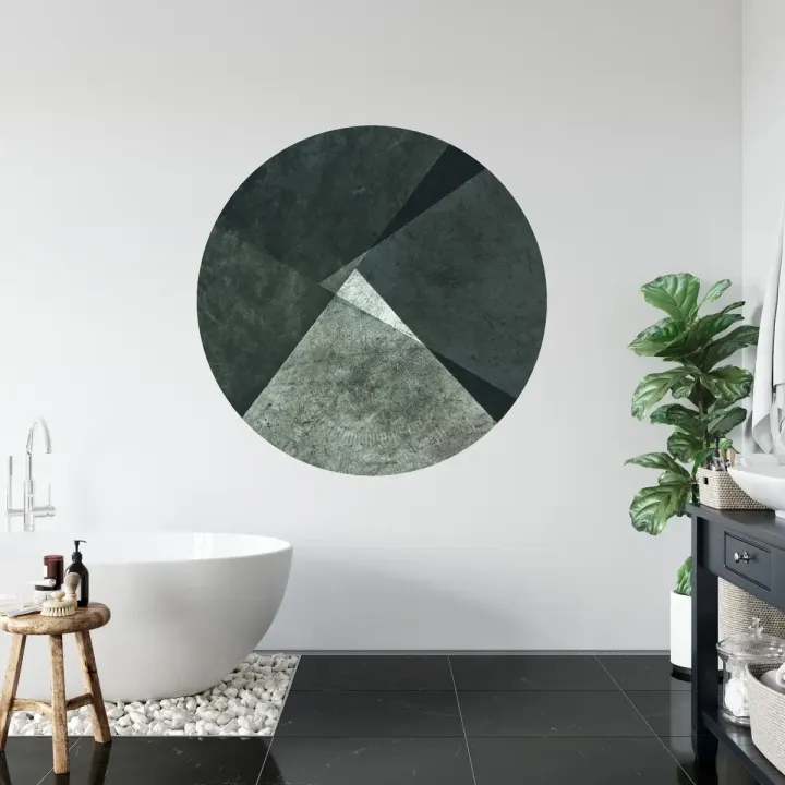Fototapeta Okrągła Pavimento – Abstrakcja Geometryczna Gilberta Claesa
