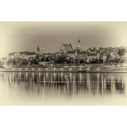 Obraz Warszawa i Wisła – Panorama Starego Miasta