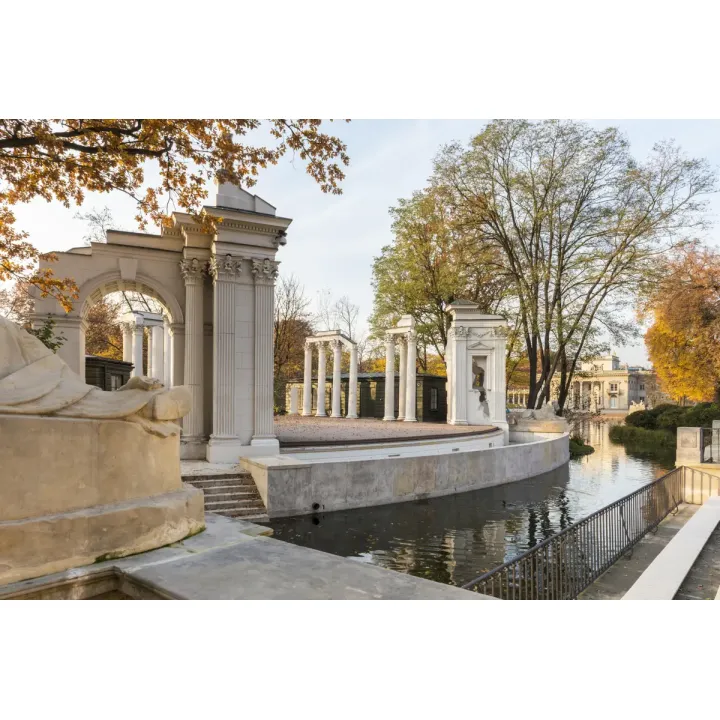 Obraz Teatr Na Wodzie – Neoklasycystyczna Architektura Warszawy – produkt