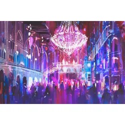 Obraz Sala Balowa – Elegancja i Glamour Wnętrz