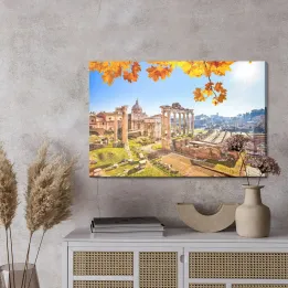 Obraz Forum Romanum – Starożytne Ruiny w Rzymie