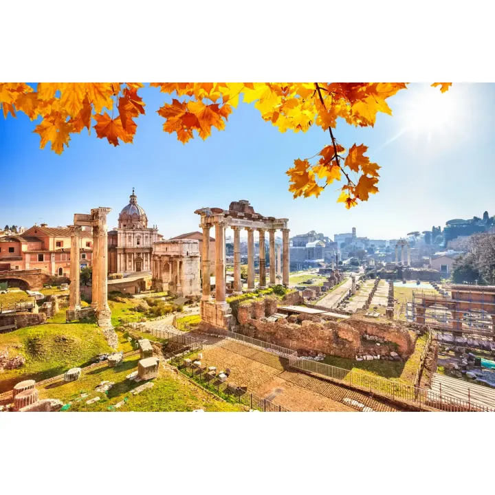 Obraz Forum Romanum – Starożytne Ruiny w Rzymie – produkt