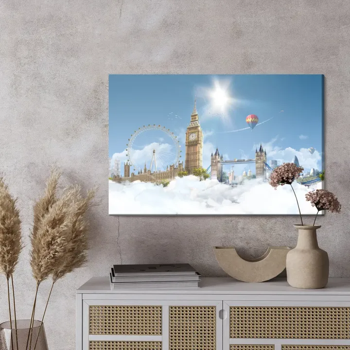 Obraz Londyn w Chmurach – Big Ben i Skyline Metropolii