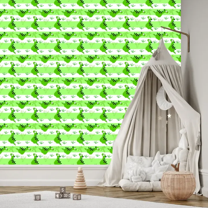 Tapeta Dinozaury – Prehistoryczny Krajobraz dla Dzieci