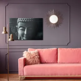 Obraz Głowa Buddy – Portret Duchowości i Spokoju Zen