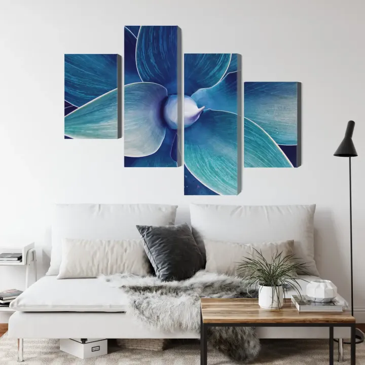 Obraz Wieloczęściowy – Makrofotografia Roślin i Abstrakcja Botaniczna