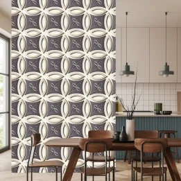 Tapeta Abstrakcja Geometryczna – Wzór Op-Art w Stylu Retro