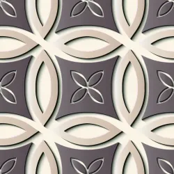 Tapeta Abstrakcja Geometryczna – Wzór Op-Art w Stylu Retro