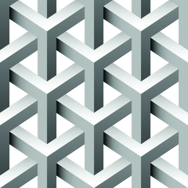 Tapeta Geometryczna – Abstrakcja 3D z Głębią do Salonu – produkt