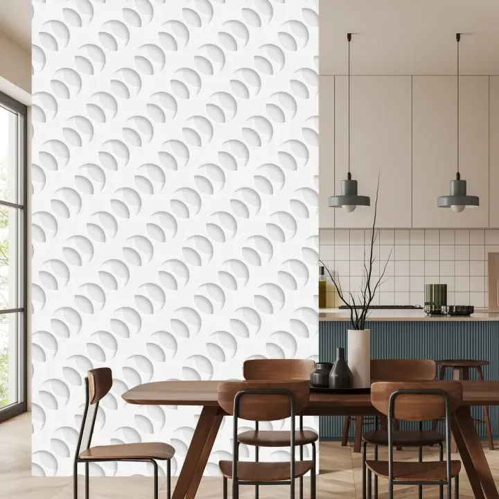 Tapeta 3D – Geometryczna Abstrakcja z Iluzją Optyczną