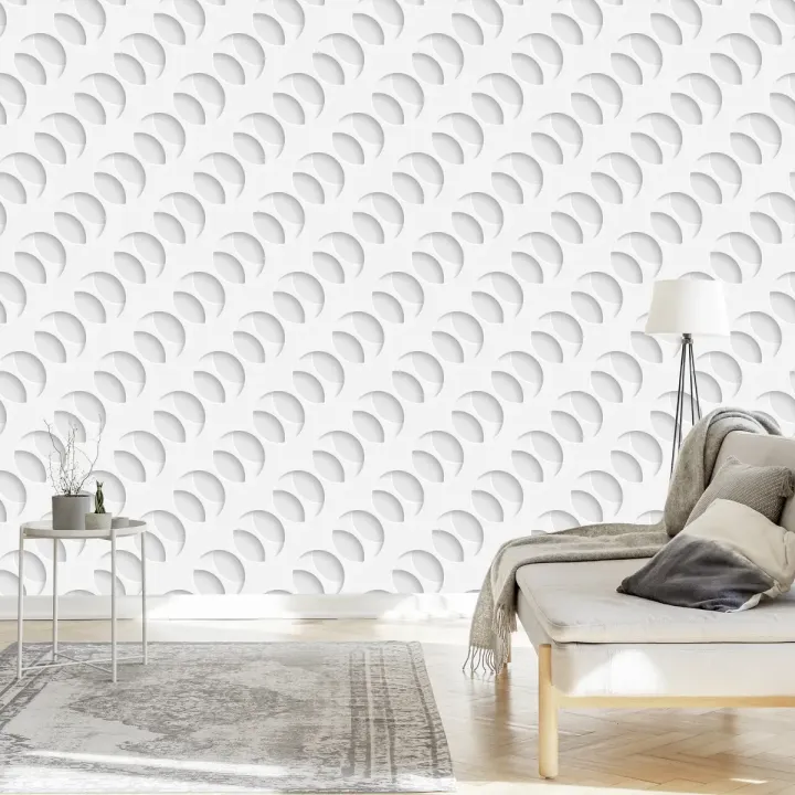 Tapeta 3D – Geometryczna Abstrakcja z Iluzją Optyczną