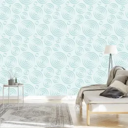 Tapeta Geometryczna 3D – Nowoczesna Abstrakcja do Salonu