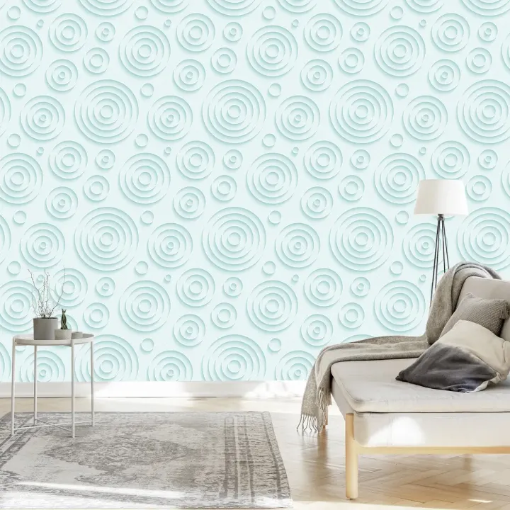 Tapeta Geometryczna 3D – Nowoczesna Abstrakcja do Salonu