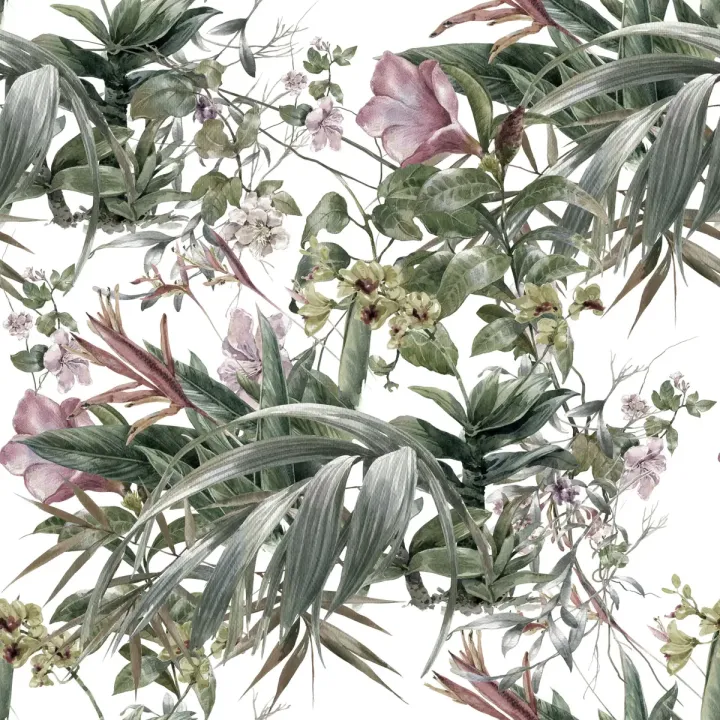 Tapeta Kwiaty Akwarela – Botaniczny Wzór Pełen Natury – produkt