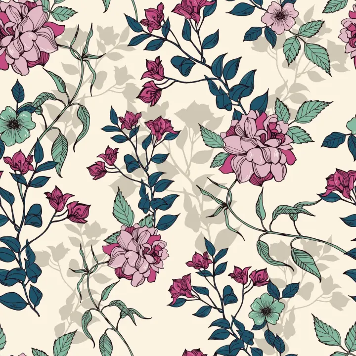 Tapeta Romantyczne Kwiaty – Botaniczny Ogród Pełen Natury – produkt