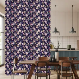 Tapeta Kwiaty w Stylu Vintage – Romantyczny Ogród Róż