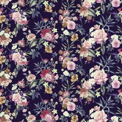 Tapeta Kwiaty w Stylu Vintage – Romantyczny Ogród Róż