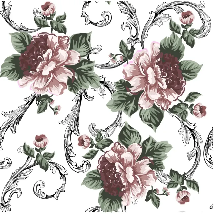 Tapeta Kwitnące Kwiaty – Peonie i Botaniczny Ogród we Wnętrzu – produkt