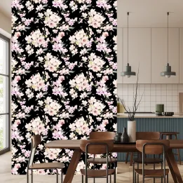 Tapeta Do Salonu Kwiaty Storczyki – Botaniczny Motyw Natury