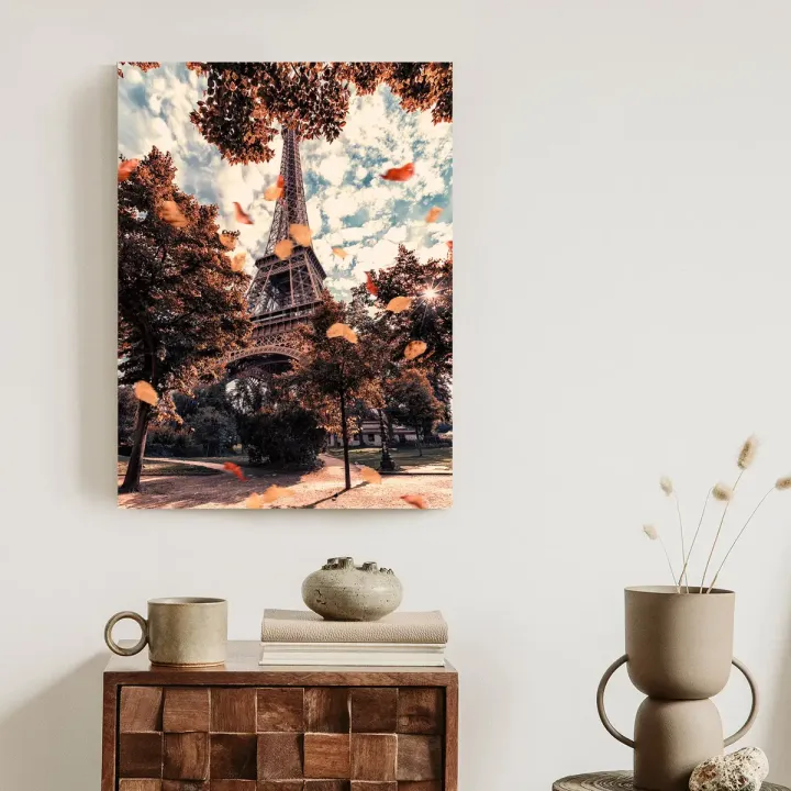 Plakat Paryż – Wieża Eiffla i Jesienna Sekwana – produkt
