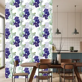 Tapeta z Orchideą – Kwiaty i Krople Wody w Naturze