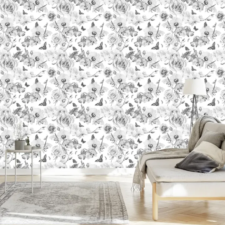 Tapeta Storczyki – Kwiaty i Motyle w Naturze