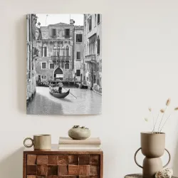 Plakat Wenecka Podróż Gondolą – Kanały i Architektura Wenecji