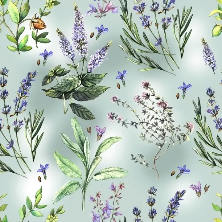 Tapeta Natura Kwiatów Lawendy – Prowansalska Łąka Pełna Fioletu – produkt