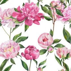 Tapeta Naturalne Piwonie – Kwiaty Cięte w Botanicznym Stylu