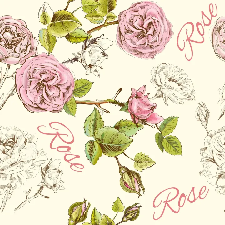 Tapeta Stylowe Róże – Wiktoriański Ogród Pełen Natury – produkt