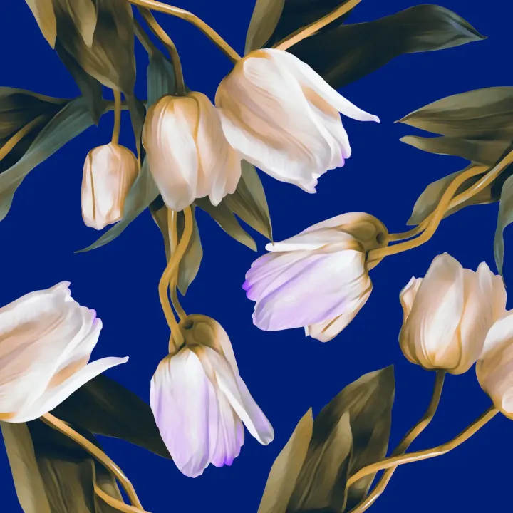 Tapeta Wiosenne Tulipany – Kwiatowa Łąka Pełna Natury – produkt
