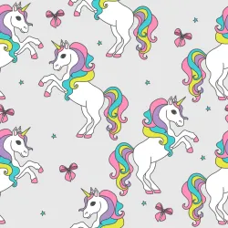 Tapeta Dla Dzieci – Tęczowe Jednorożce i Bajkowa Magia