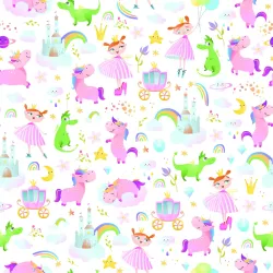Tapeta Dla Dzieci – Bajkowy Zamek i Magiczny Las