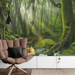 Fototapeta Las – Leśna Cisza i Relaks w Naturze