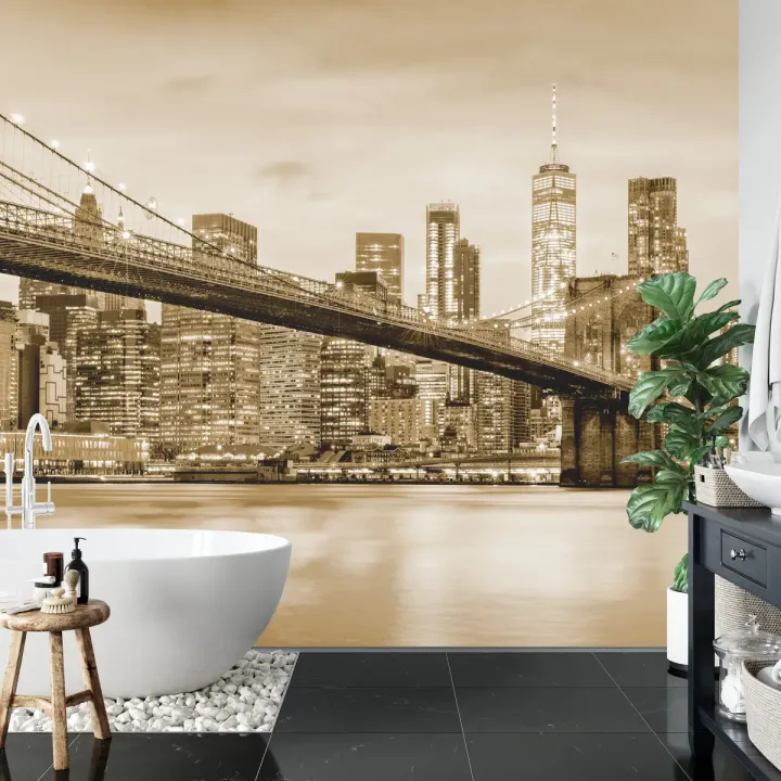 Fototapeta Brooklyn Bridge – Most Brookliński i Skyline Nowego Jorku