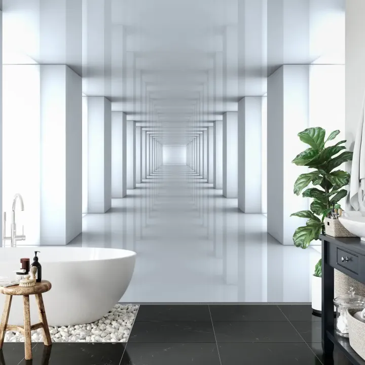 Fototapeta Heller Gang – Architektura Miejska i Symetria Loftu