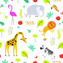 Tapeta Safari – Egzotyczne Zwierzęta i Dzika Przyroda
