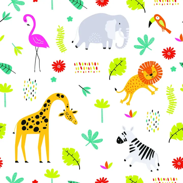 Tapeta Safari – Egzotyczne Zwierzęta i Dzika Przyroda – produkt