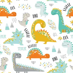 Tapeta Dinozaury – Prehistoryczny Krajobraz Górski dla Dzieci