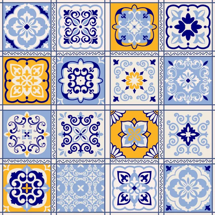 Tapeta Mozaika Orientalna – Wzory Geometryczne i Arabeski – produkt