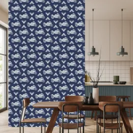 Tapeta Motocykle – Nowoczesne Ornamenty i Silhouette