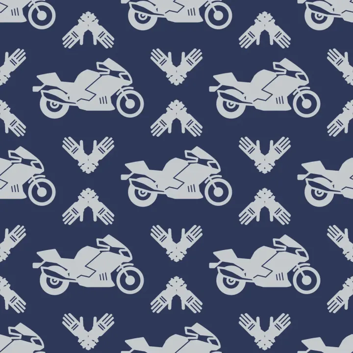 Tapeta Motocykle – Nowoczesne Ornamenty i Silhouette – produkt