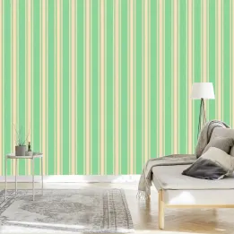 Tapeta Paski Retro – Wzory Geometryczne w Stylu Wschodnim