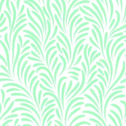 Tapeta Delikatne Liście – Botaniczny Wzór w Stylu Retro